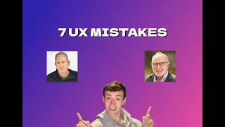 7 BIGGEST Mistakes UX Beginners Should Avoid