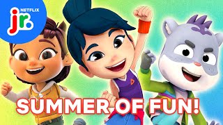 Summer of Fun Sing Along! 🌴🎶 Sharkdog, The Creature Cases \u0026 More! | Netflix Jr Jams