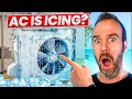 3 TOP Reasons your AC is ICING UP 🥶| How to fix a frozen AC