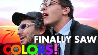 THESE GLASSES CURED OUR COLOR BLINDNESS! FT. iDubbbzTV