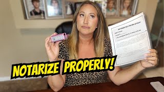 How To Properly Notarize A Self Proving Affidavit