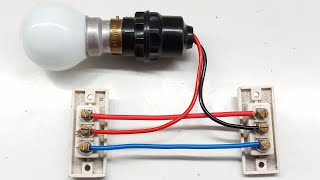 1 bulb 2 two way switch controls connection staircase wiring | two way switch connection