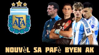 Emiliano martinez /  Lisandro martinez /Nico paz  ekip argentine de football