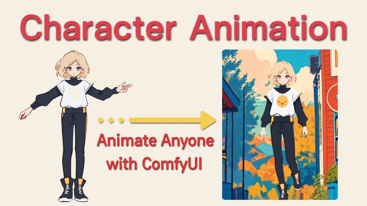 Tutorial Character Animation With Comfyui Animateanyone Youtube