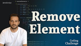 Remove Element - JS Live Coding Interview Challenge + Tips