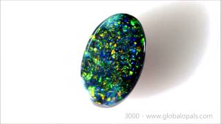 7.82 cts Unbelievable Red/Blue/Green/Orange Lightning Ridge Opal (3000)