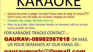 Saanson Ne Baandhi Hai Karaoke With Female Vocals Full Karaoke Track By Gaurav