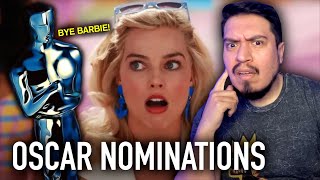OSCAR Nominations Reaction 2024 | Bye Barbie, Margot Robbie snubbed!