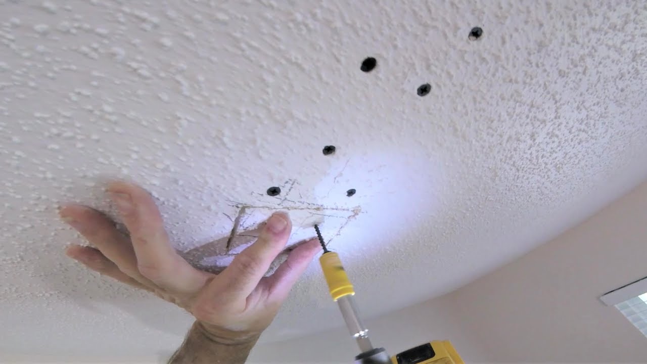 How To Fix A CEILING CRACK So It Will Not Come Back! - YouTube