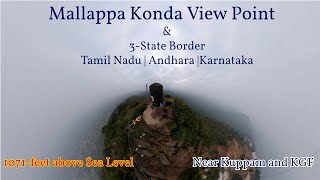 Mallappa Konda Viewpoint | 3 State Border | Kuppam - KGF