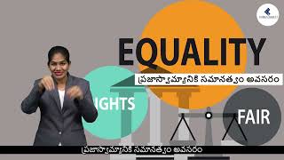 9th Social |Telugu | Democracy an Evolving Idea | | Lessons in Sign Language for Deaf |