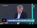 el gobierno anunció que logró reestructurar el 99% de la deuda