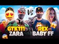 GTK🇳🇵 & ZARA🇧🇩 vs BABY🇺🇦 & REX🇮🇳 | Baby FF Proposed GTK? 😍🍷🗿