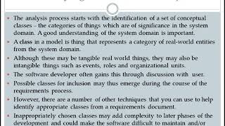 Identifying Classes and Object, Operation Finalization