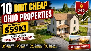 10 DIRT CHEAP Ohio Properties Way Less Than Paying Your Monthly Rent!