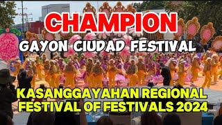 CHAMPION! Gayon Ciudad Festival of Sorsogon City | Kasanggayahan Regional Festival of Festivals