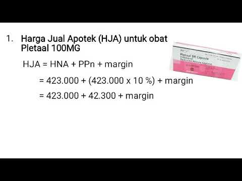 Cara Menghitung Harga Jual Apotek (Review Soal) Materi Kelas XI Farmasi ...