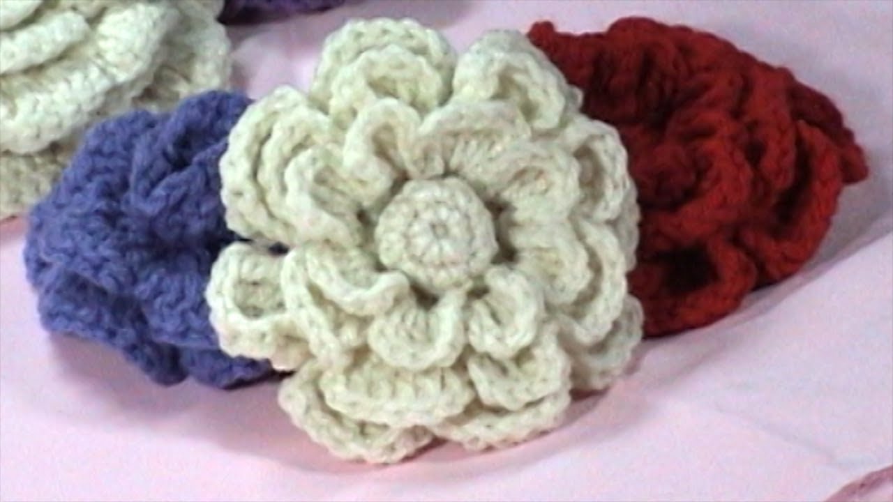 Easy Crochet Flower Tutorial