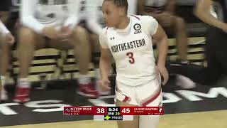 2023 CAA Women's Basketball Championship Highlights | Game 9 Stony Brook vs Northeastern