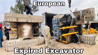 When a Excavator expires in European countries, it is of course sold to poor countries Let's see how