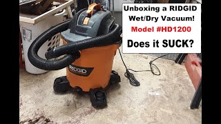 RIDGID Shop Vacuum unboxing! Model # HD1200! Does it SUCK? #thissucks #oldguysmatter #oldguynetwork