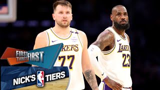 Lakers could win Finals if healthy, Cavs and OKC climb up in Nick's Tiers | FIRST THINGS FIRST