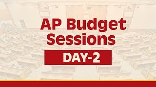 Day-2: AP Budget Sessions | Legislative Assembly - Live.