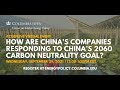 How are China’s Companies Responding to China’s 2060 Carbon Neutrality Goal?