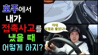 🇦🇺호주에서 내가 만약 차량 접촉사고를 냈다면 어떻게 하지?? (feat. 무보험이라고?)