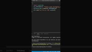 QR code In 5 lines using #python #vscode