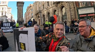 Chris Packham \u0026 Hugh Fearnley-Whittingstall  protest long prison sentences for peaceful protesters.