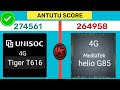 unisoc t616 4g vs mediatek helio g85 processor comparison