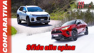 NEW SUZUKI ACROSS PLUG-IN 4WD VS TOYOTA RAV4 GR SPORT 2.5 PHEV AWD-i 2024 - SFIDA COMPARATIVA