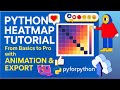Python Heatmap Tutorial – From Basics to Pro with Animation & Export | #pyforpython #heatmap