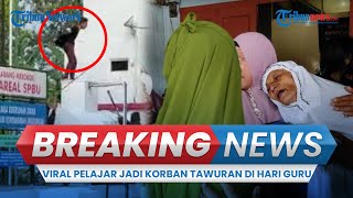 🔴BREAKING NEWS: Viral Video Siswa Tewas di SPBU Medan Jadi Korban Tawuran dan Kehabisan Darah di TKP