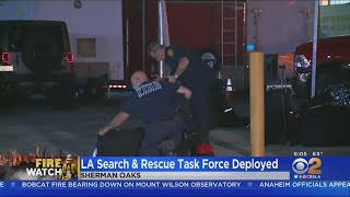 LA Search And Rescue Crew Heads North To Help Find NorCal Wildfire Victims