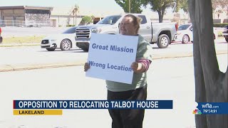 Community Members Protest Against Talbot House Relocation