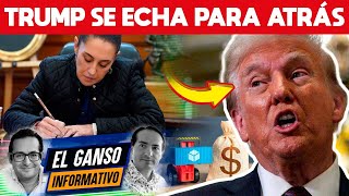 TRUMP se echa para atrás