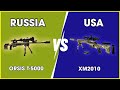 Who Wins!! ORSIS T-5000 vs XM2010: Which Sniper Rifle is the Most Powerful | Military Summary