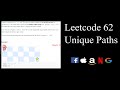 Unique Paths LeetCode #62 Solution Explained || Dynamic Programming| Coding Questions for placement