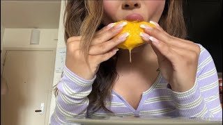 Mango ASMR INTENSE JUICE *SUCKING* *juicy*