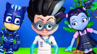 PJ Masks meets Disney's Vampirina for Valentines Day