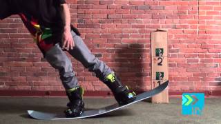 K2 Happy Hour Flex Test - Board Insiders - Stiffness of the K2 Happy Hour snowboard?