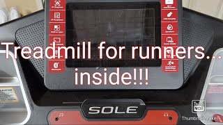 Sole F85 is a treadmill for runners!!!!