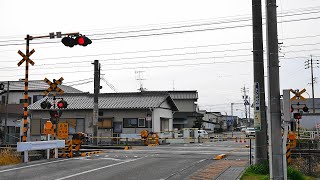 JR東海道本線【№408】六合踏切・通過・走行映像（六合駅⇔藤枝駅）静岡県島田市道悦１丁目（鉄道・旅客・列車・電車）