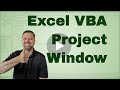 Excel VBA Visual Basic Editor Project Explorer Window