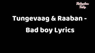 Tungevaag and Raaban - Bad Boy - lyrics