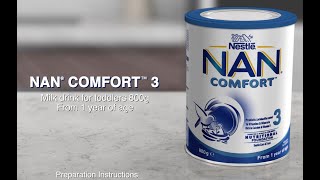 How to Prepare NAN COMFORT 3 | NAN Toddler | Nestlé Baby \u0026 me