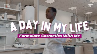 A Lab Day In The Life Of An Erasmus Mundus Master Student - Formulating Makeup |  Desire Uba