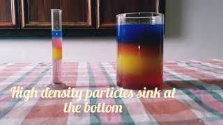 Sugar Water Rainbow 🌈 | Sugar Water Density Experiment #science